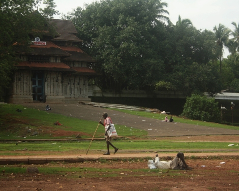 5. Temple's South Gateway and compound wall (Regular day)